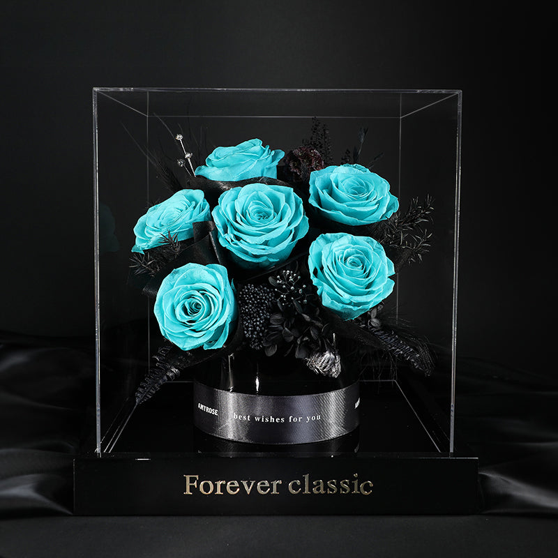 Love Lifetime – Eternal Preserved Rose Gift Box, Luxury Floral Bouquet for Anniversaries, Valentine’s Day & Romantic Proposals