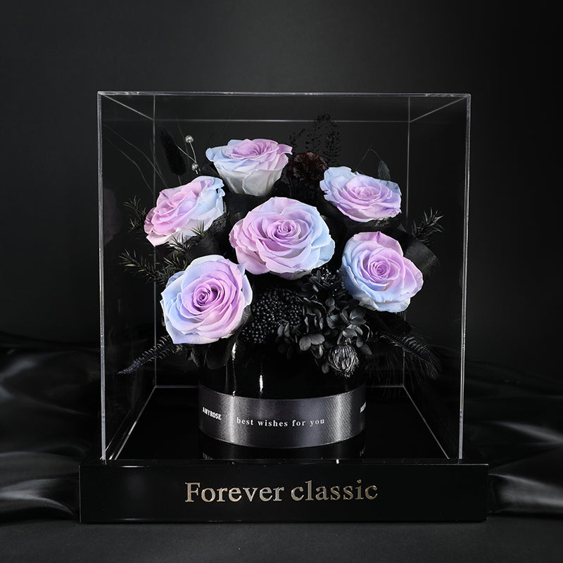 Love Lifetime – Eternal Preserved Rose Gift Box, Luxury Floral Bouquet for Anniversaries, Valentine’s Day & Romantic Proposals
