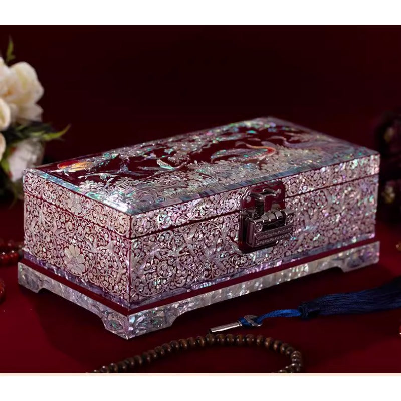 Exquisite Chinese Imperial Jewelry Box - Handcrafted Traditional Artistry