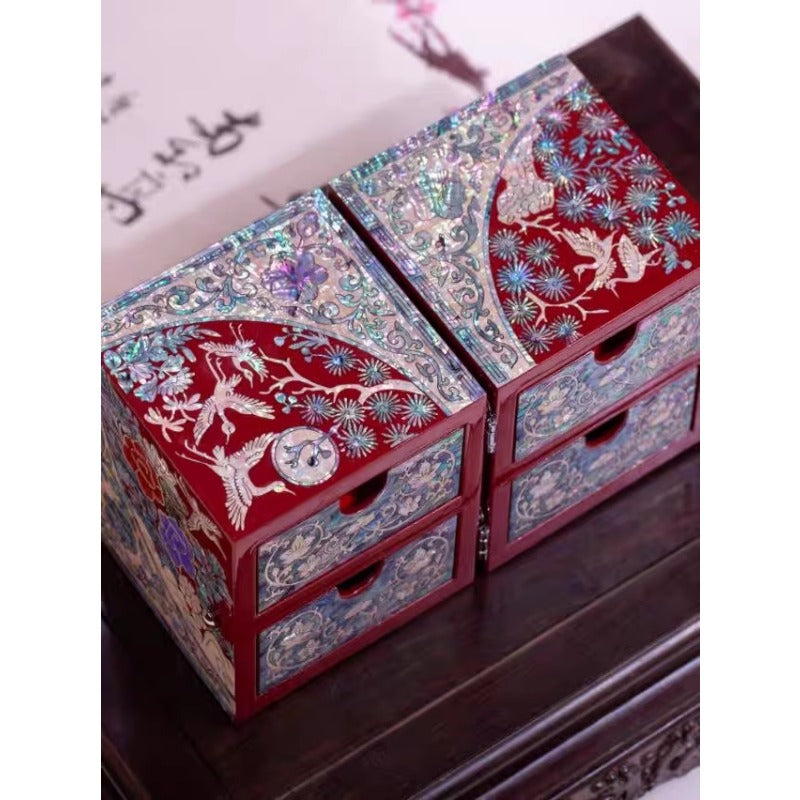 Exquisite Chinese-Style Jewelry Box– Handcrafted Cultural Artifact