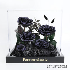 Little Prince Rose Garden - Eternal Flower Acrylic Gift Box for Her