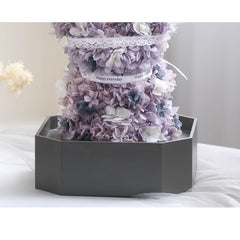 Hydrangea Bear - Eternal Rose Flower Arrangement Gift for Her