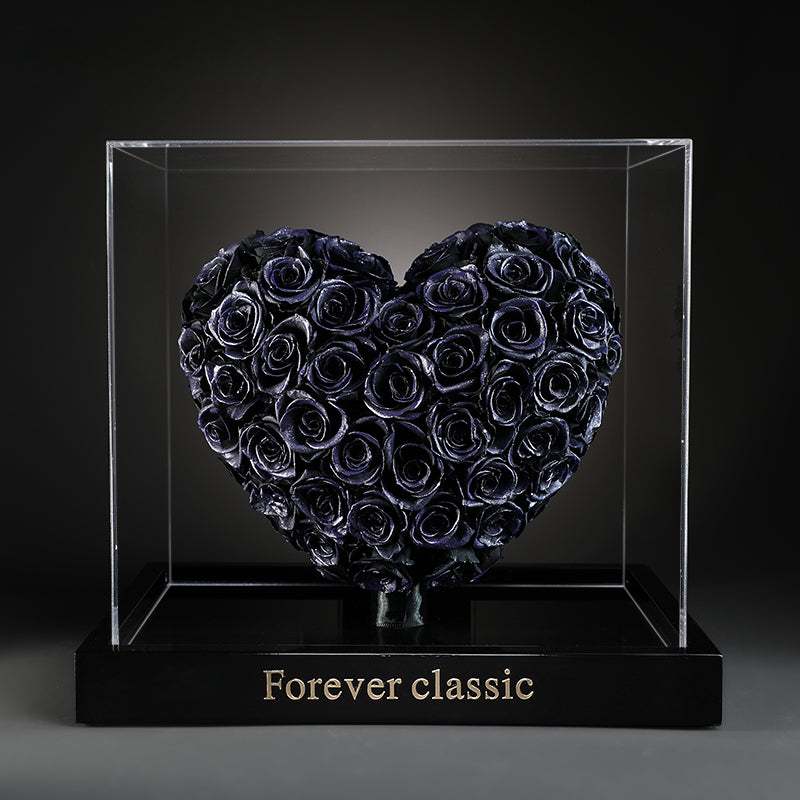 Heartbeat - Eternal Rose in Glass Dome, Luxury Preserved Flower