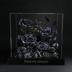 Little Prince Rose Garden - Eternal Flower Acrylic Gift Box for Her