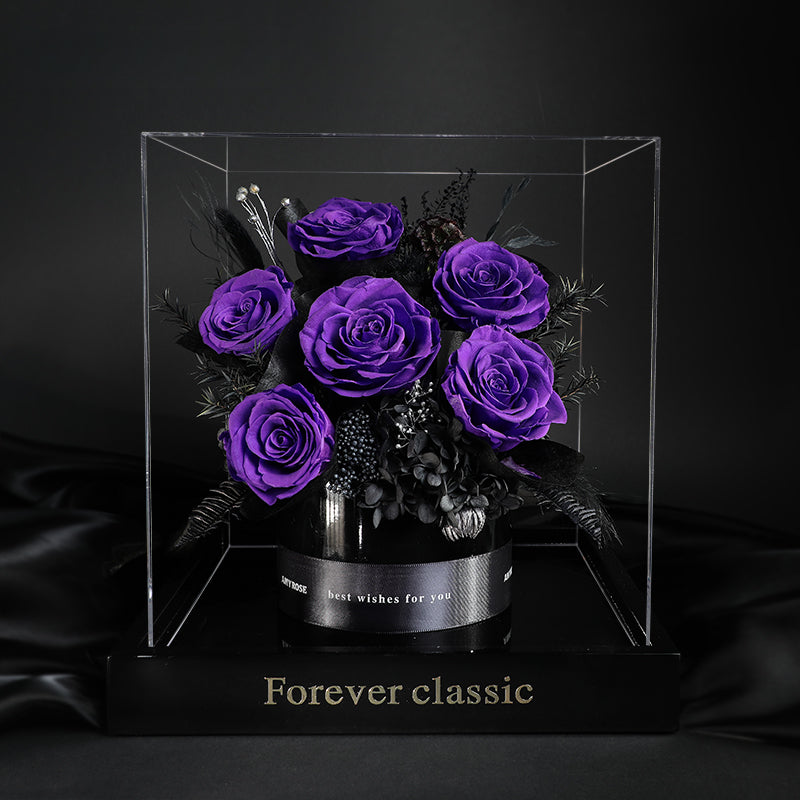 Love Lifetime – Eternal Preserved Rose Gift Box, Luxury Floral Bouquet for Anniversaries, Valentine’s Day & Romantic Proposals