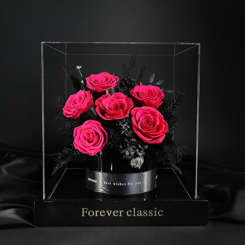 Love Lifetime – Eternal Preserved Rose Gift Box, Luxury Floral Bouquet for Anniversaries, Valentine’s Day & Romantic Proposals