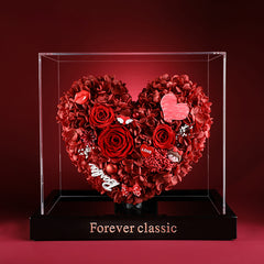 Heartbeat - Eternal Rose in Glass Dome, Luxury Preserved Flower