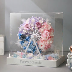Ferris Wheel - Everlasting Rose Floral Display Luxury Gift Box