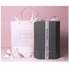 Rose Bear - Eternal Flower Bear Doll Gift Box for Birthday & Valentine’s Day