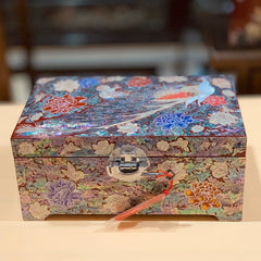 Handcrafted Chinese-style Wooden Jewelry Box – Elegant Antique Design