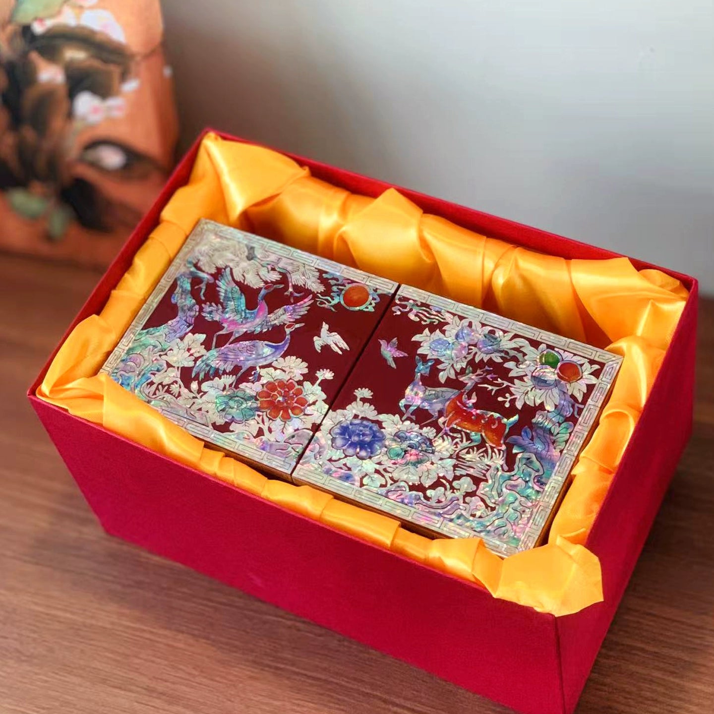 Handcrafted Chinese-style Jewelry Box – Elegant Luxury Gift