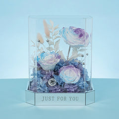 Floral Elegance – Luxury Preserved Flower Gift Box in Acrylic
