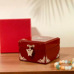 Exquisite Chinese Traditional Craft Jewelry Box – Handmade Lacquer Artifact