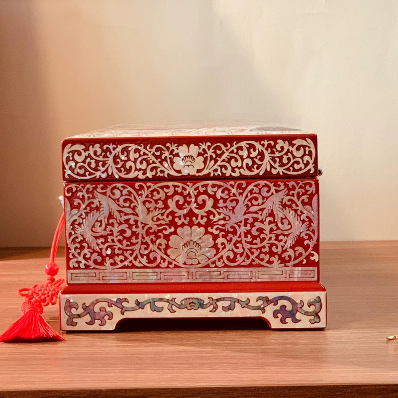 Exquisite Chinese Imperial Jewelry Box - Handcrafted Traditional Artistry