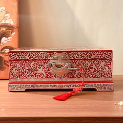 Exquisite Chinese Imperial Jewelry Box - Handcrafted Traditional Artistry
