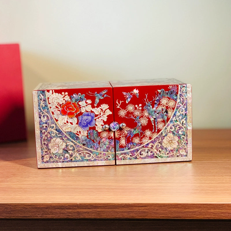 Exquisite Chinese-Style Jewelry Box– Handcrafted Cultural Artifact