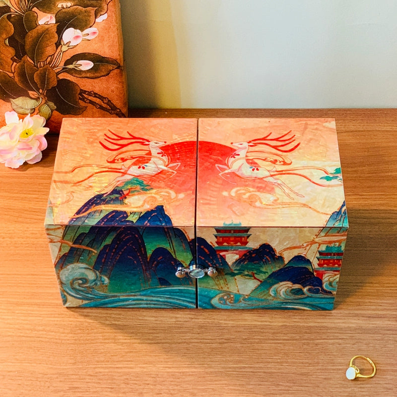 Handcrafted Chinese-style Jewelry Box – Elegant Luxury Gift