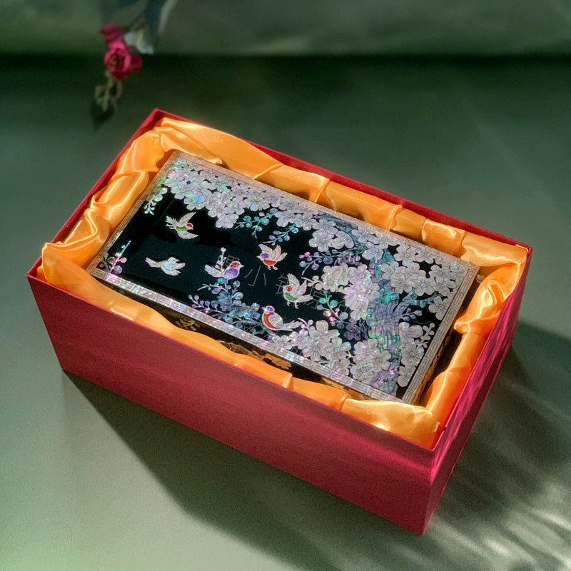 Exquisite Chinese-Style Wooden Jewelry Box – Handcrafted Cultural Heritage Gift