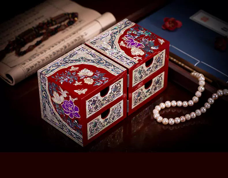 Handcrafted Chinese-style Jewelry Box – Elegant Luxury Gift