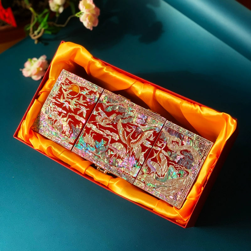 Elegant Multi-Compartment Jewelry Box – Handcrafted Heritage Design, Perfect for Gifts