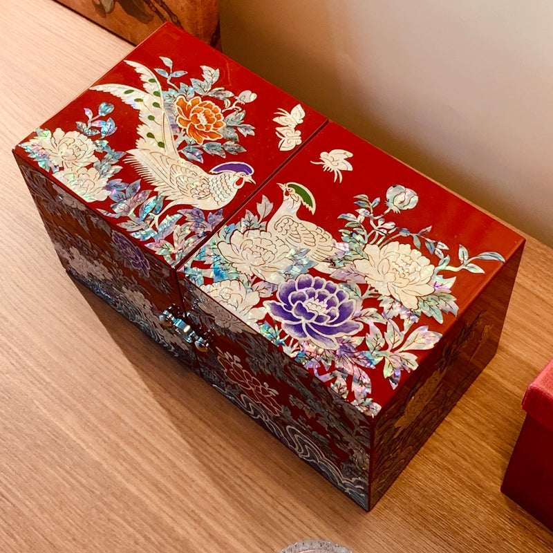 Handcrafted Chinese-style Jewelry Box – Elegant Luxury Gift