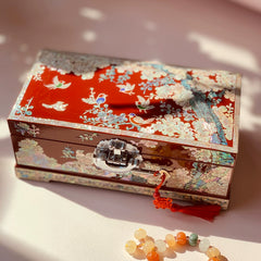 Exquisite Chinese-Style Wooden Jewelry Box – Handcrafted Cultural Heritage Gift