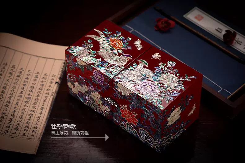Handcrafted Chinese-style Jewelry Box – Elegant Luxury Gift