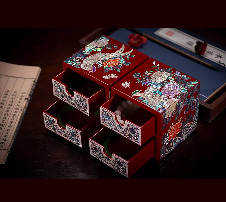 Handcrafted Chinese-style Jewelry Box – Elegant Luxury Gift