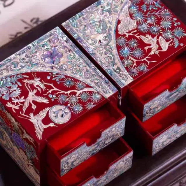 Exquisite Chinese-Style Jewelry Box– Handcrafted Cultural Artifact