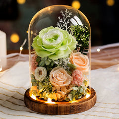Timless Devotion - Preserved Rose Heart Keepsake, Eternal Floral Gift for Wedding, Anniversary