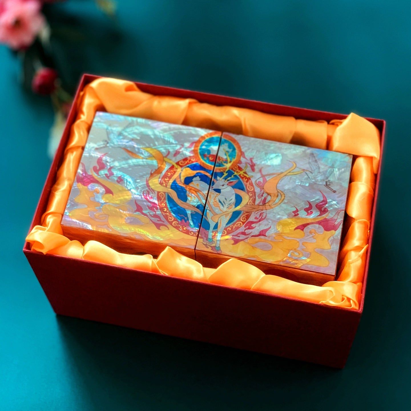 Exquisite Chinese Jewelry Box – Traditional Wedding Gift, Handcrafted Lacquerware, Cultural Keepsake