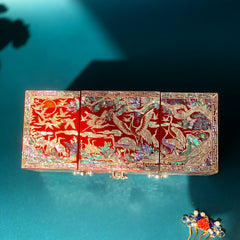 Elegant Multi-Compartment Jewelry Box – Handcrafted Heritage Design, Perfect for Gifts