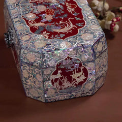 Exquisite Chinese-Style Wooden Jewelry Box - Handcrafted Luxury Gift