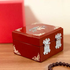 Exquisite Chinese Traditional Craft Jewelry Box – Handmade Lacquer Artifact