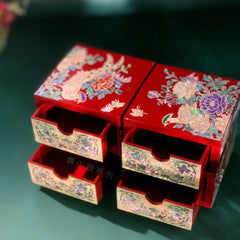Handcrafted Chinese-style Jewelry Box – Elegant Luxury Gift