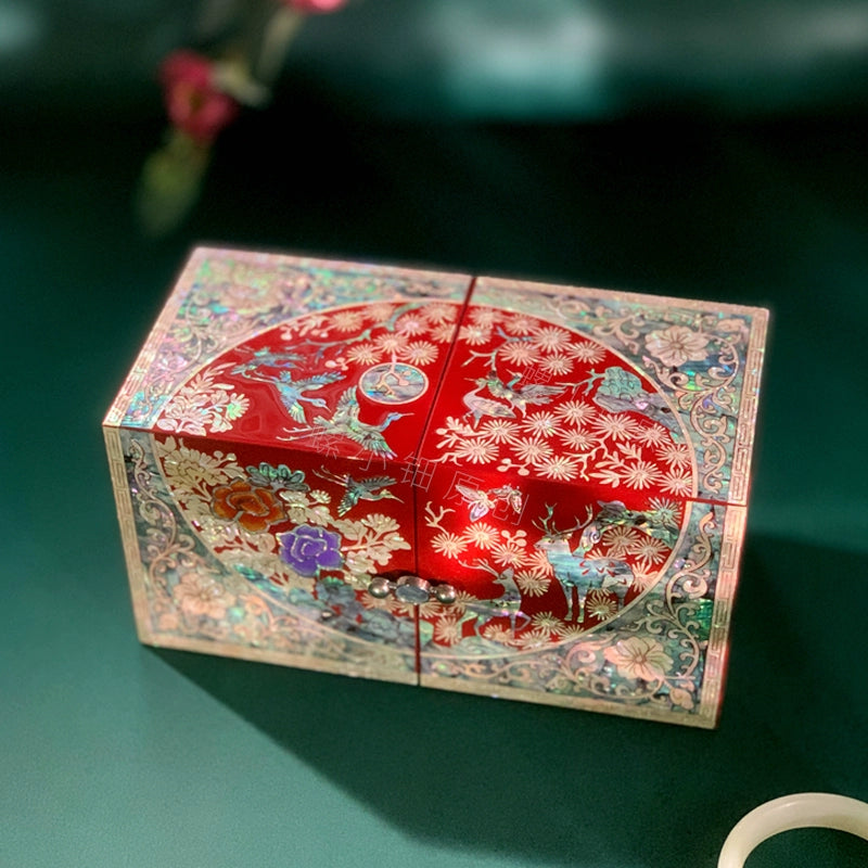 Handcrafted Chinese-style Jewelry Box – Elegant Luxury Gift
