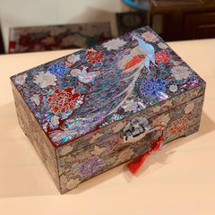 Handcrafted Chinese-style Wooden Jewelry Box – Elegant Antique Design