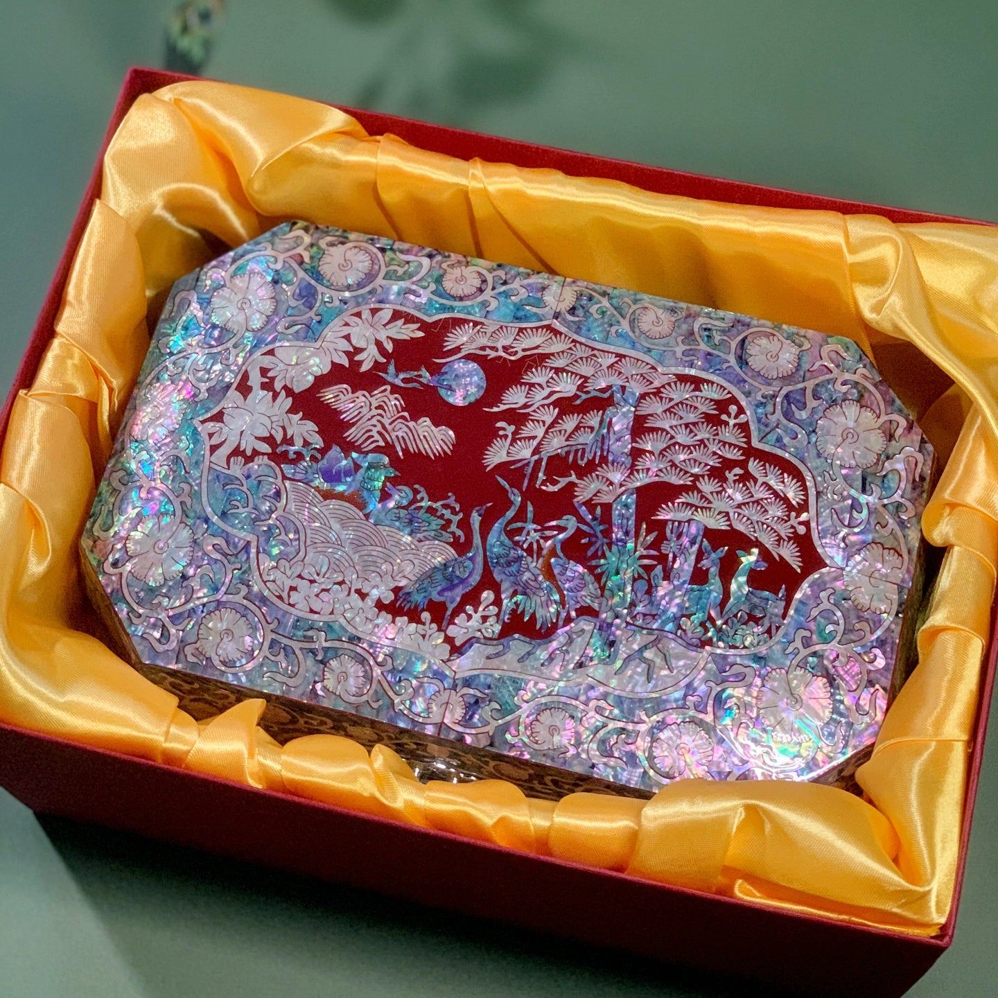 Exquisite Chinese Traditional Handcrafted Wooden Jewelry Box