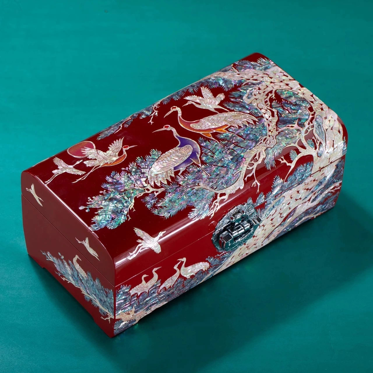 Exquisite Chinese Traditional Handcrafted Wooden Jewelry Box