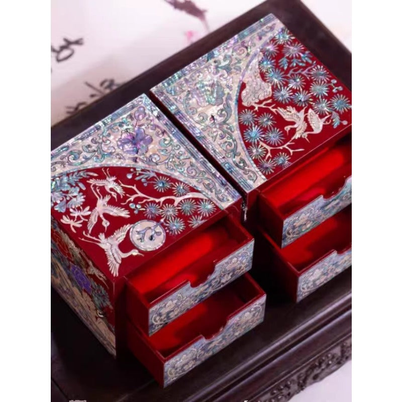 Exquisite Chinese-Style Jewelry Box– Handcrafted Cultural Artifact