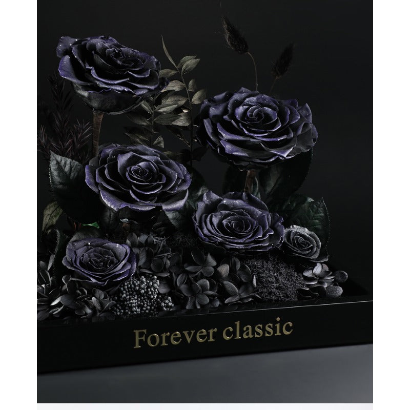Little Prince Rose Garden - Eternal Flower Acrylic Gift Box for Her