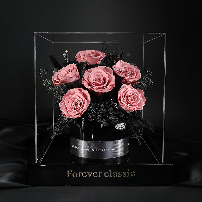 Love Lifetime – Eternal Preserved Rose Gift Box, Luxury Floral Bouquet for Anniversaries, Valentine’s Day & Romantic Proposals