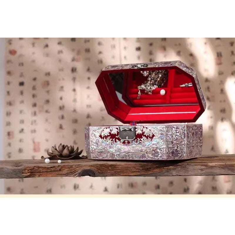 Exquisite Chinese Traditional Handcrafted Wooden Jewelry Box