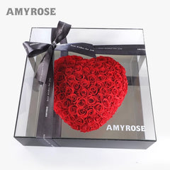 Mirror Rose - Eternal Preserved Flower Love Heart Rose Gift Box for Valentine's Day