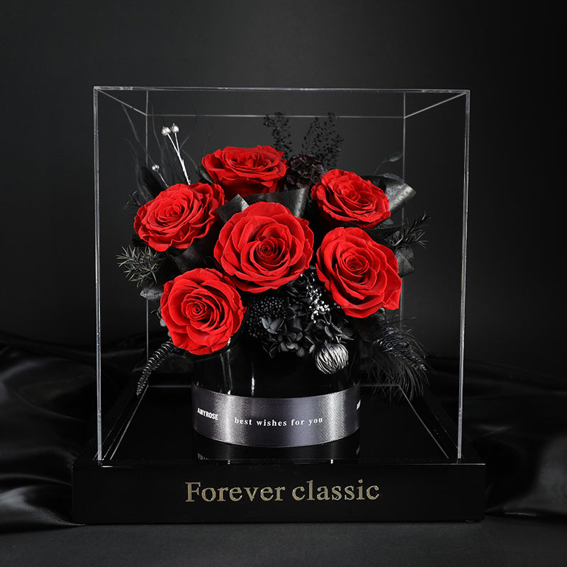 Love Lifetime – Eternal Preserved Rose Gift Box, Luxury Floral Bouquet for Anniversaries, Valentine’s Day & Romantic Proposals